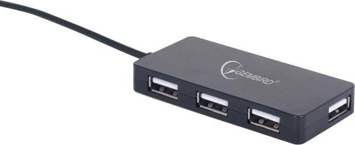 GEMBIRD USB 2.0 4 prievadų šakotuvas juodas