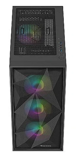 NATEC Genesis PC Case Diaxid 605 juodas ARGB