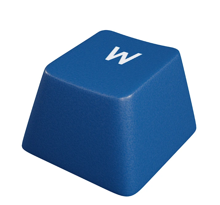 Klaviatūra Genesis Lead 300 tamsiai mėlyna Double Shot Keycaps