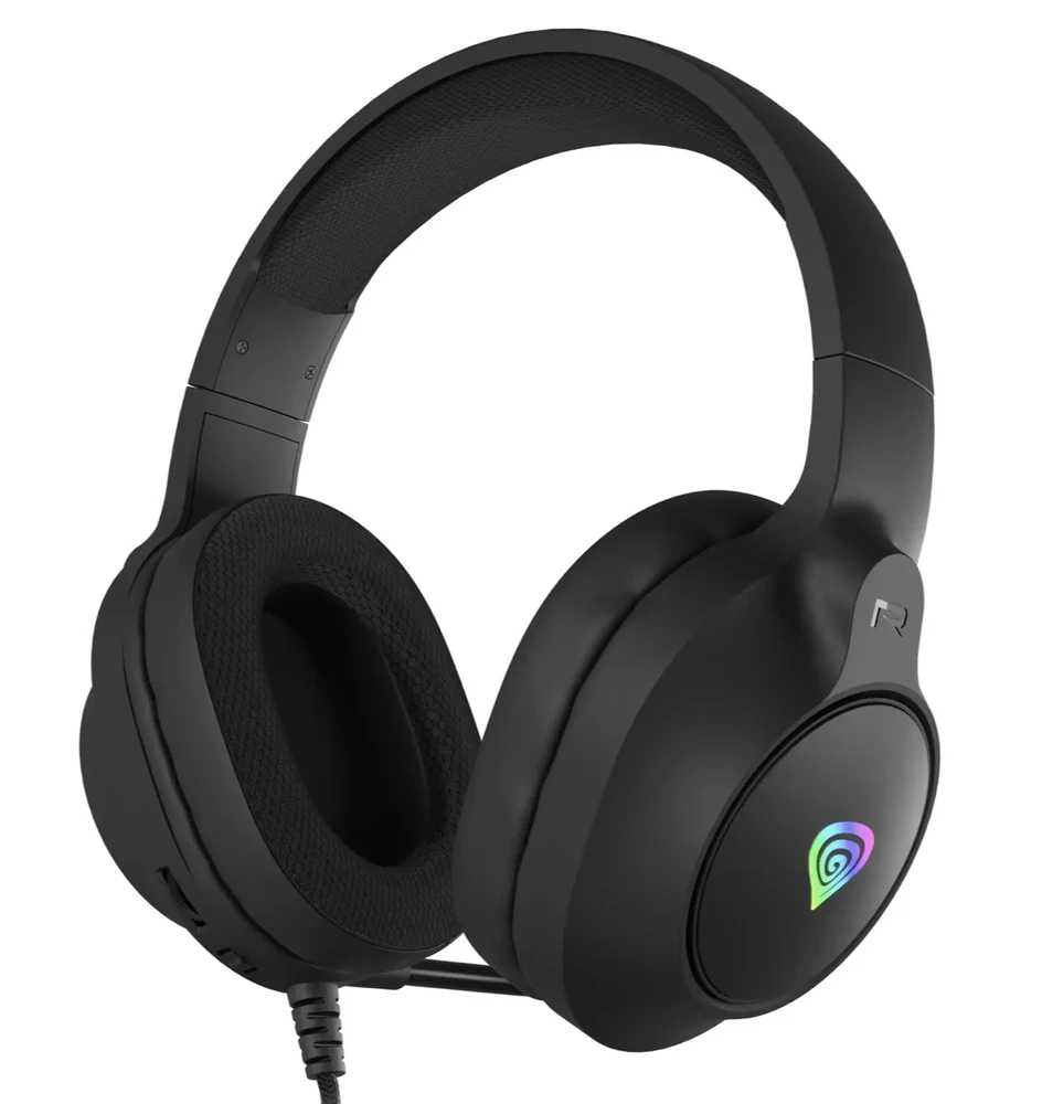 Genesis Ausinės Žaidimams | Neon 213 RGB | su laidu | Over-Ear | Mikrofonas | Juodas