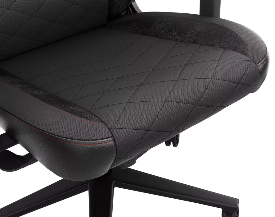 Genesis Gaming Chair Nitro 890 G2 Atlošo apmušalų medžiaga: Eko oda, Sėdynės apmušalų medžiaga: Eko oda, Pagrindo medžiaga: Metalas, Ratukų medžiaga: Nailonas su CareGlide danga | Juodas/Raudona