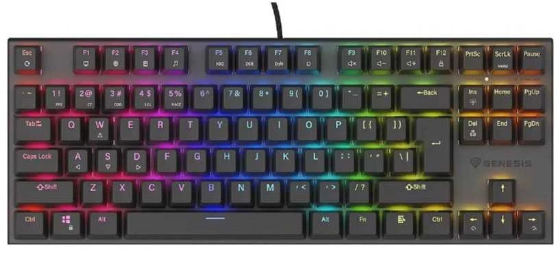 Genesis | THOR 230 | Mechaninė klaviatūra žaidimams | Wireless | US | Outemu Raudona | Juodas