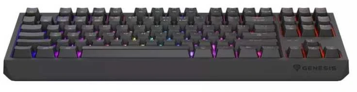 Genesis | THOR 230 | Mechaninė klaviatūra žaidimams | Wireless | US | Outemu Silent Lemon | Juodas