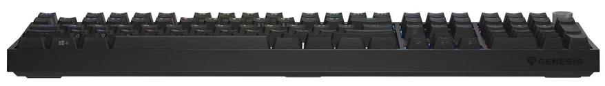 Klaviatūra žaidimams Genesis Thor 404 TKL Outemu Silent Peach su laidu mechaninė su pašvietimu juoda