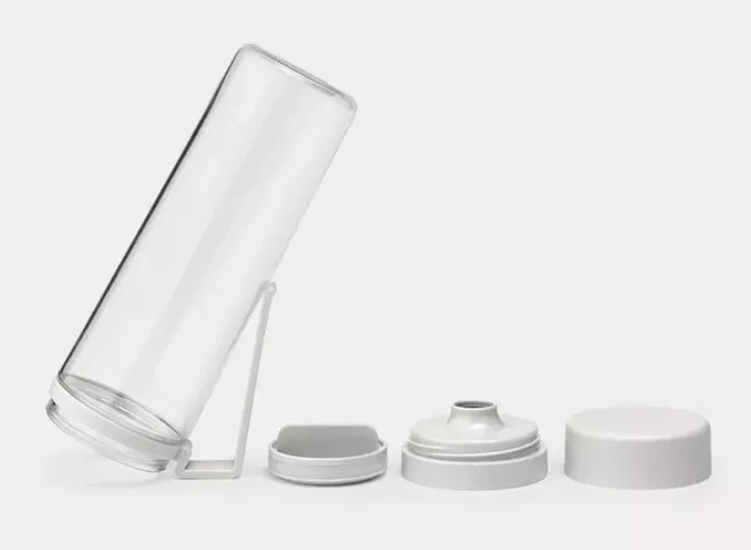 Gertuvė Brabantia BRABANTIA Make &amp, Take water bottle with strainer light pilkas 202421
