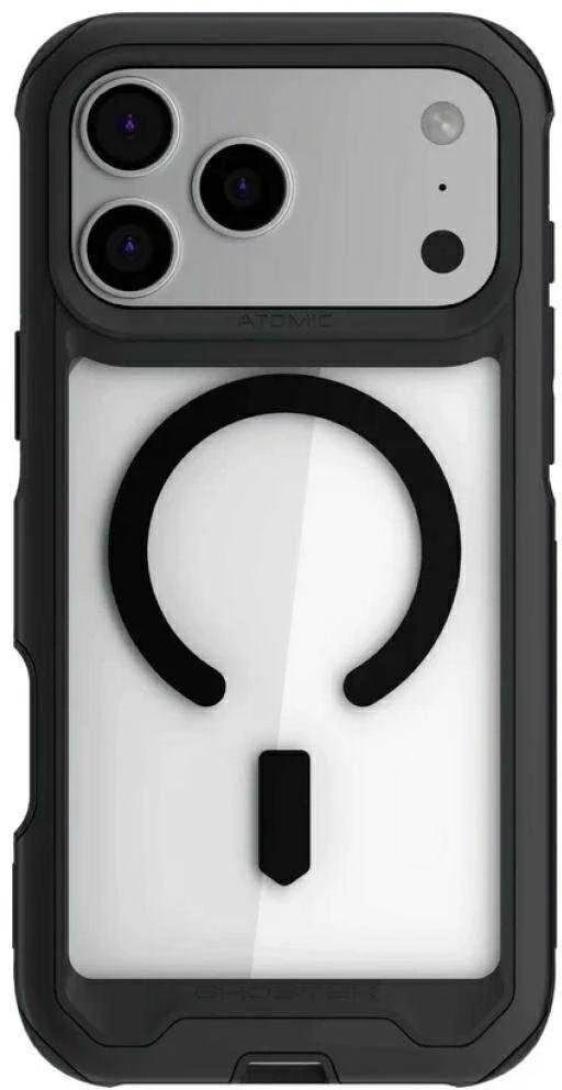 Dėklas Ghostek Atomic Slim MagSafe skirtas Apple iPhone 17 Pro Max juodos spalvos