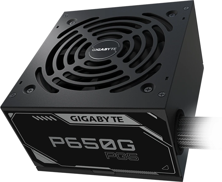 „Gigabyte“ maitinimo šaltinis | Procesorių šeima AMD | P650G PCIE 5.1 | 650 W | Procesoriaus lizdas AM4 | DDR4 DIMM | Atminties lizdai 2 | Palaikomos standžiųjų diskų sąsajos SATA, M.2 | SATA jungčių skaičius 4 | Lustų rinkinys AMD A520 | Micro ATX