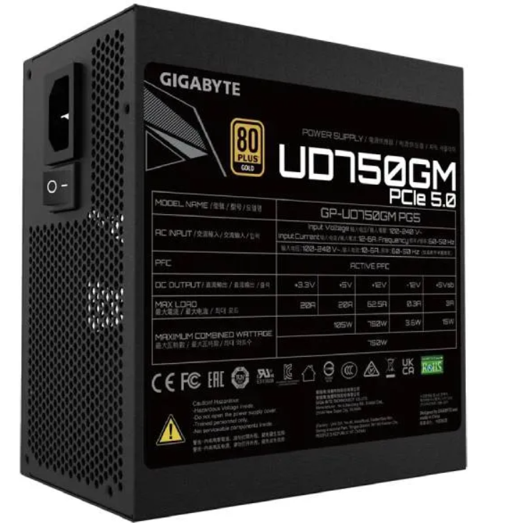 GIGABYTE GP-UD750GM PG5 750W 80+ Gold