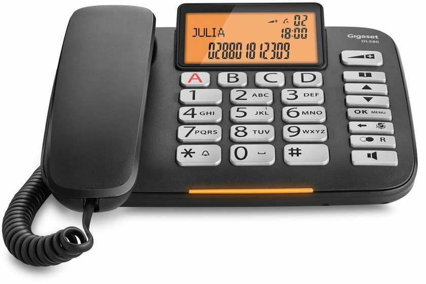 Fiksuotojo ryšio telefonas Gigaset DL 580