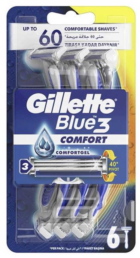 Gillette Blue3 Comfort 6 vnt.
