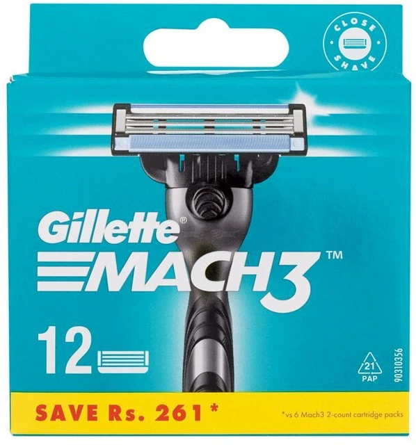 Gillette Mach3 Replacement blade vyrams, 1 balení