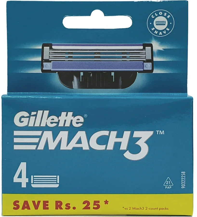 Zasobnik Gillette Mach 3 4vnt.