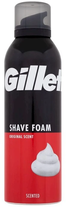 Gillette Shave Foam Original Scent Shaving Foam skutimosi putos, 200 ml