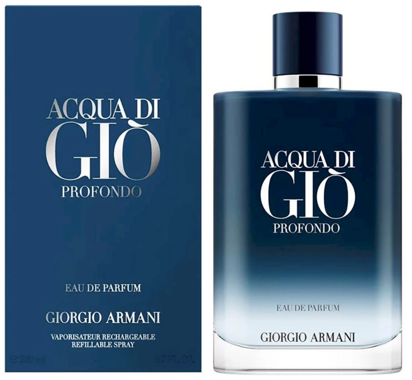Armani Acqua Di Gio Profondo EDP parfumuotas vanduo vyrams, 200 ml