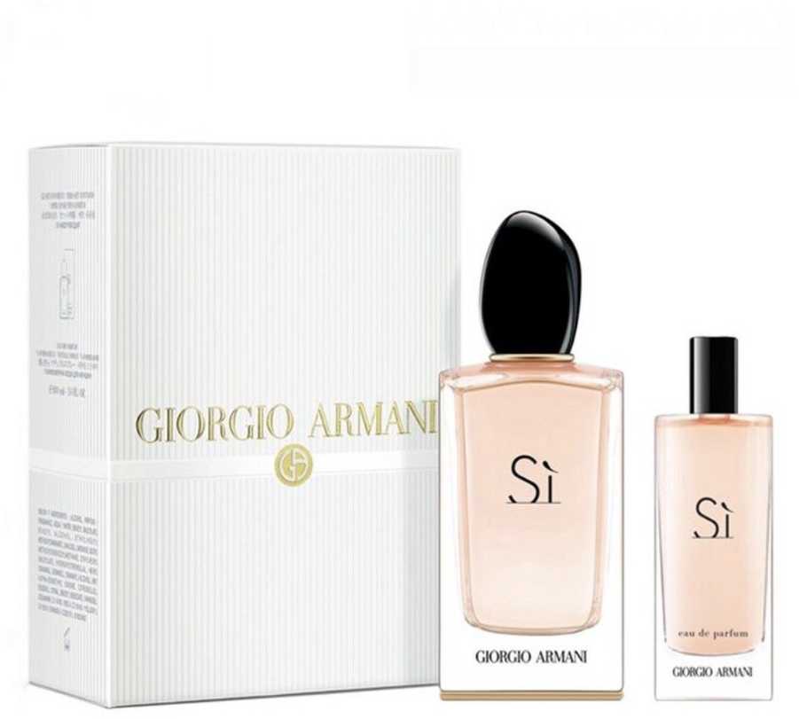 Giorgio Armani Si rinkinys moterims (kvepalai EDP, 100 ml + EDP, 15 ml)