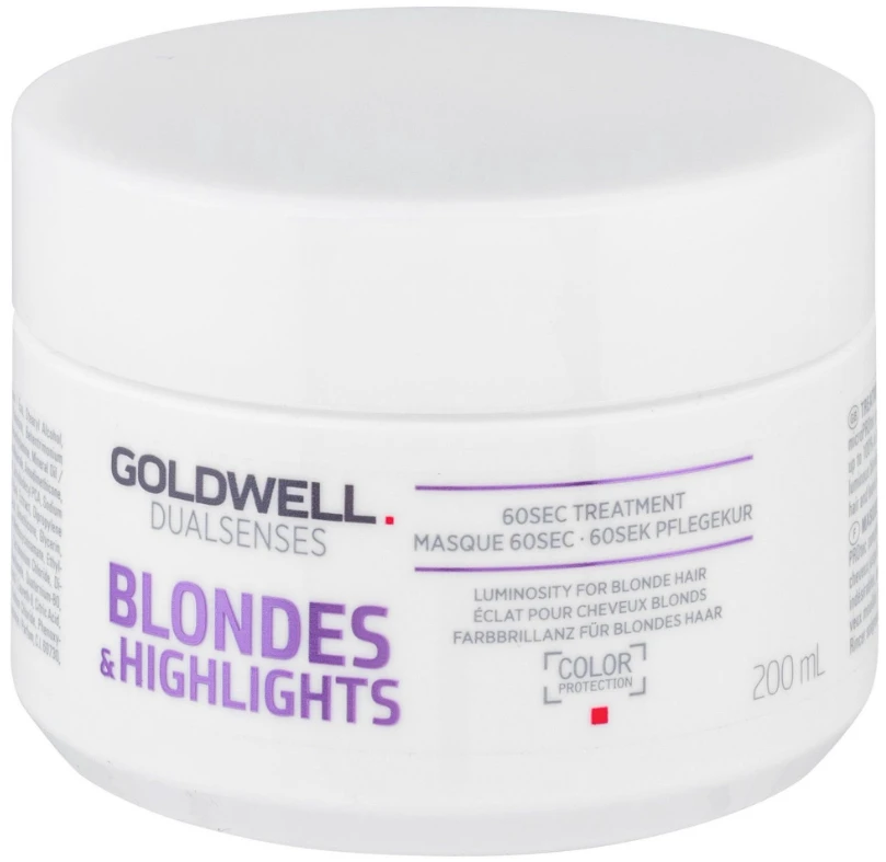Atkuriamoji plaukų kaukė šviesintiems plaukams Goldwell Blondes &amp; Highlights 60sec Treatment 200ml