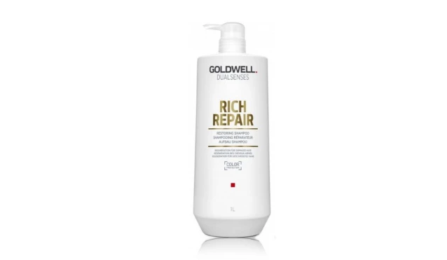 GOLDWELL atstatomasis pažeistų plaukų šampūnas Rich Repair Restoring, 1000 ml