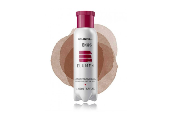 „Goldwell Elumen“ ilgai išliekantys plaukų dažai BK@6, 200 ml