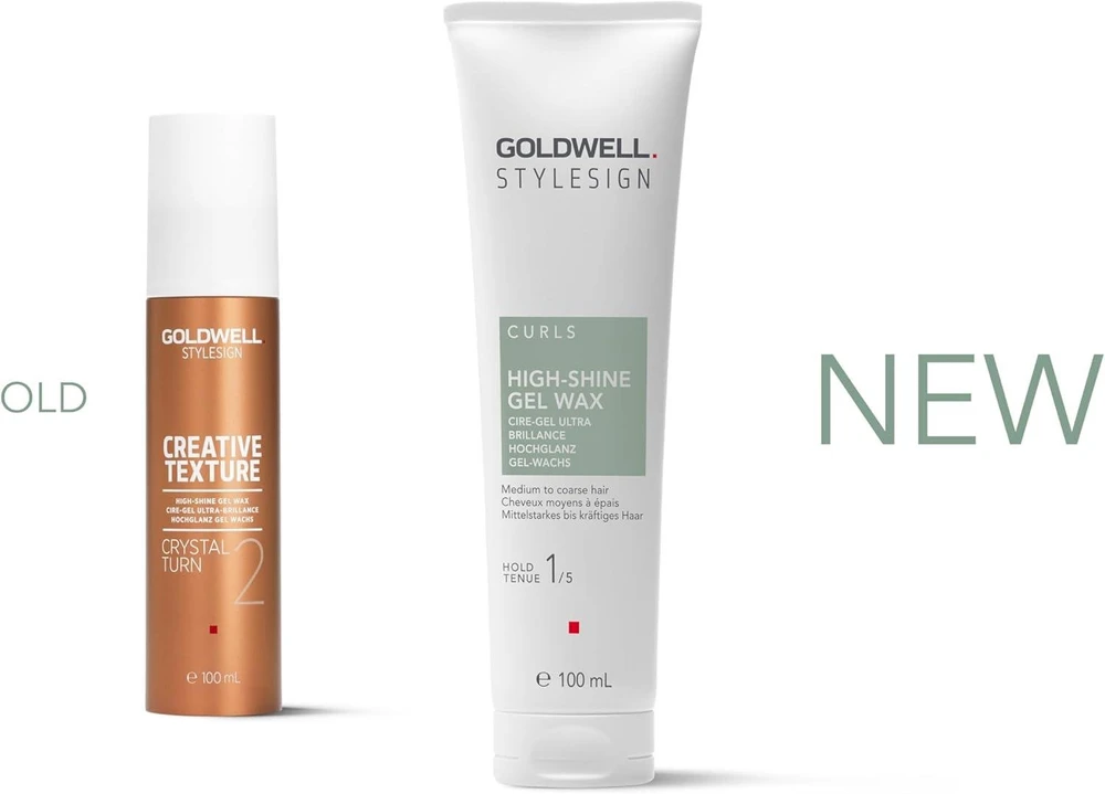 Goldwell Stylesign High-Shine Gel Wax Spindesio suteikiantis plaukų formavimo gelis, 100 ml