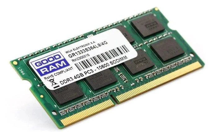 Nešiojamo kompiuterio atmintis GOODRAM DDR3 8GB 1600MHz CL11 SODIMM 1.35V