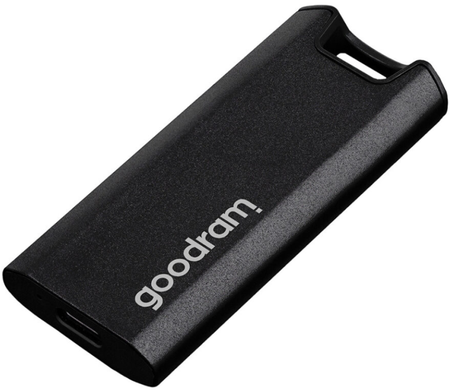 Kietasis diskas „Goodram“, nešiojamasis SSD 512 GB, kompaktiškas, aliuminis, 18 g, rašymo/rašymo – 2000/1500 MB/s