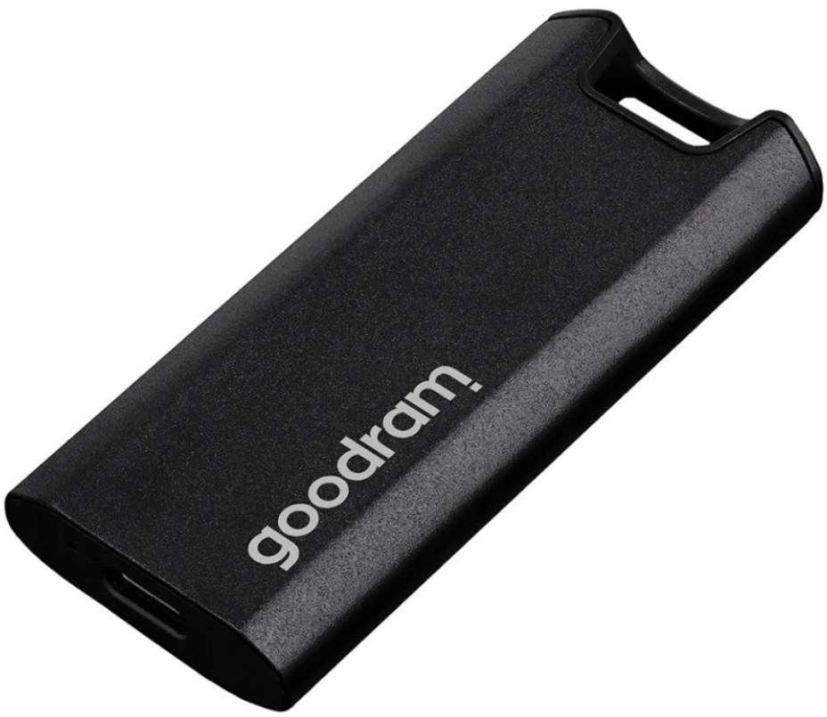 Kietasis diskas „Goodram“, nešiojamasis SSD 512 GB, kompaktiškas, aliuminis, 18 g, rašymo/rašymo – 2000/1500 MB/s