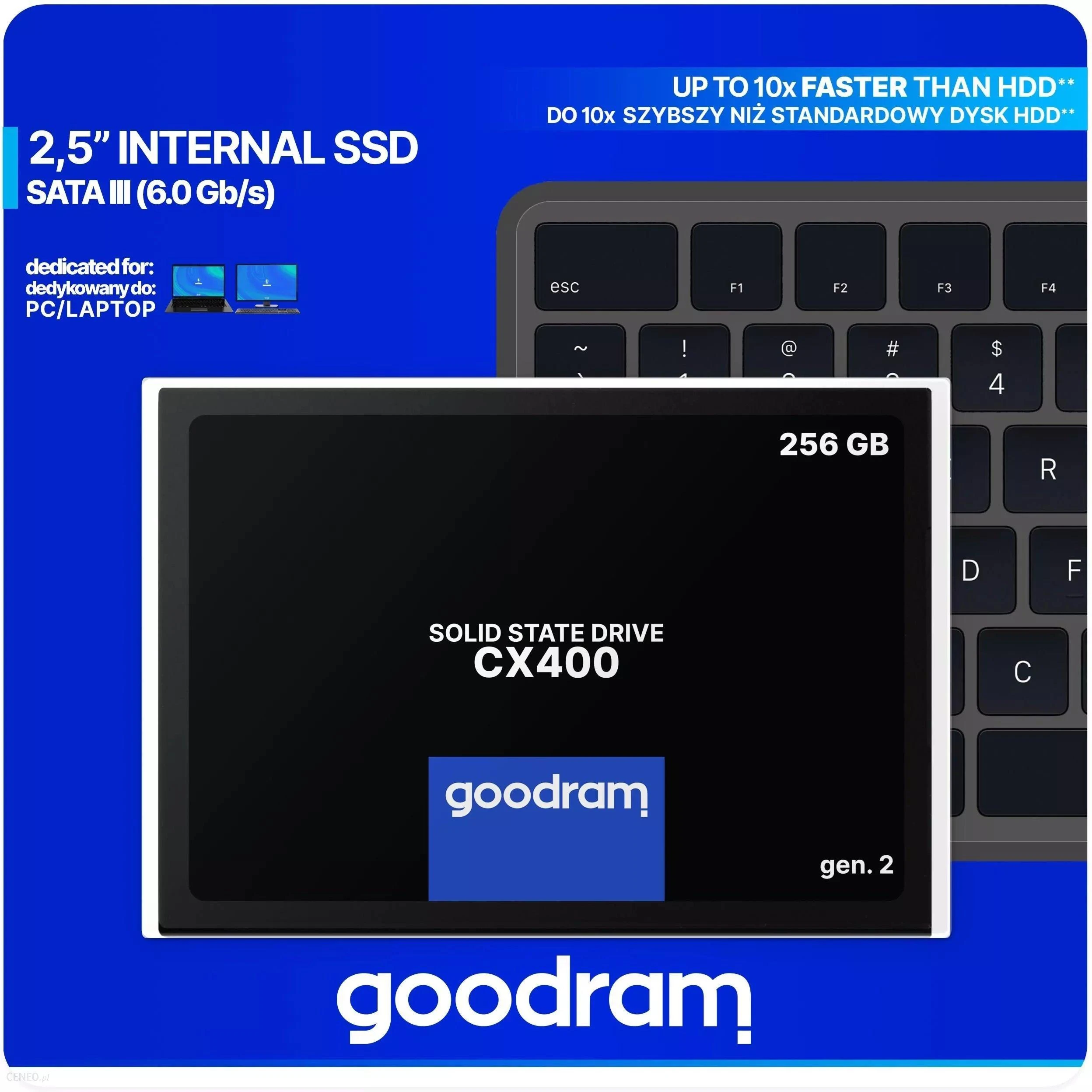 GOODRAM SSD 256GB CX400 G.2 2,5 SATA III