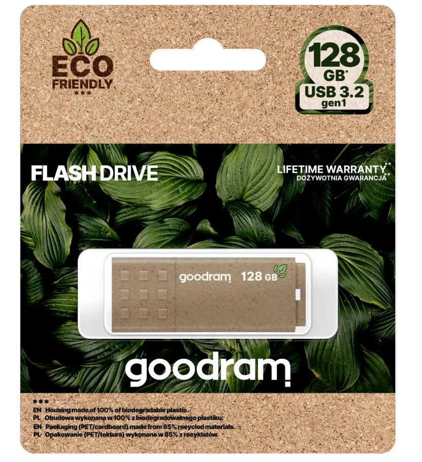USB atmintinė PENDRIVE 128GB GOODRAM UME3 USB3.0 ECO