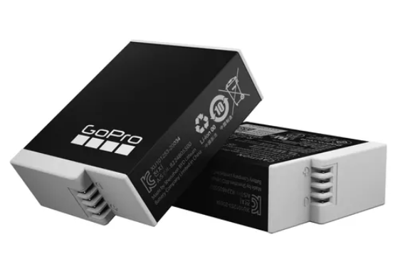 GOPRO ENDURO BATTERY 2-PACK (HERO12/HERO11/HERO10/HERO9 Juodas)
