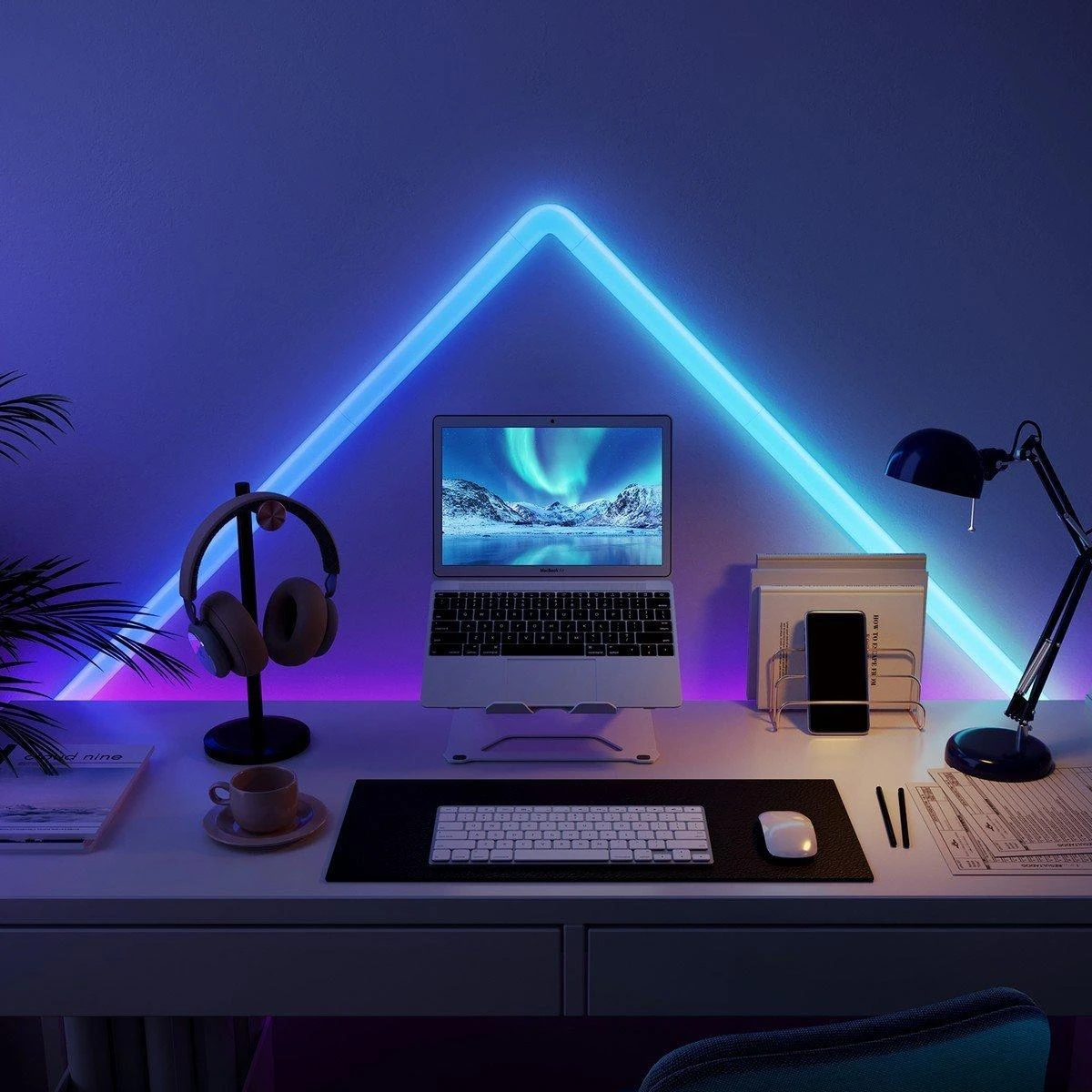 Govee H6062 Slankiojanti siena (6+1) | LED panelės | RGBIC