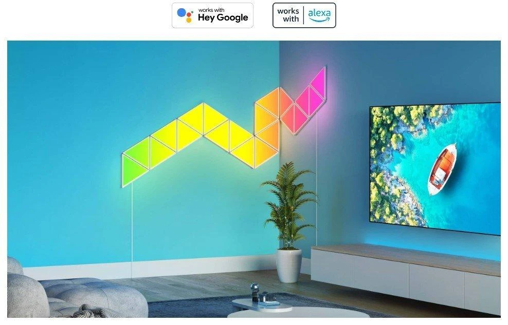Ausinės Govee H6067 Glide Triangle | LED panelės | RGBIC