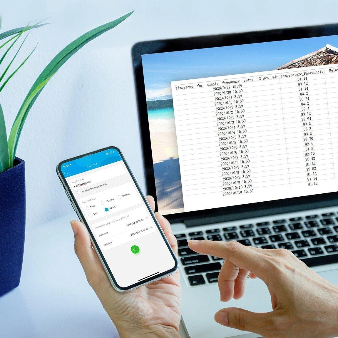 Govee Wifi belaidis termometras hidrometras
