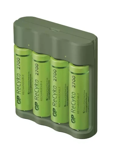GP Everyday B421 4× AA ReCyko 2700 USB akumuliatorių įkroviklis