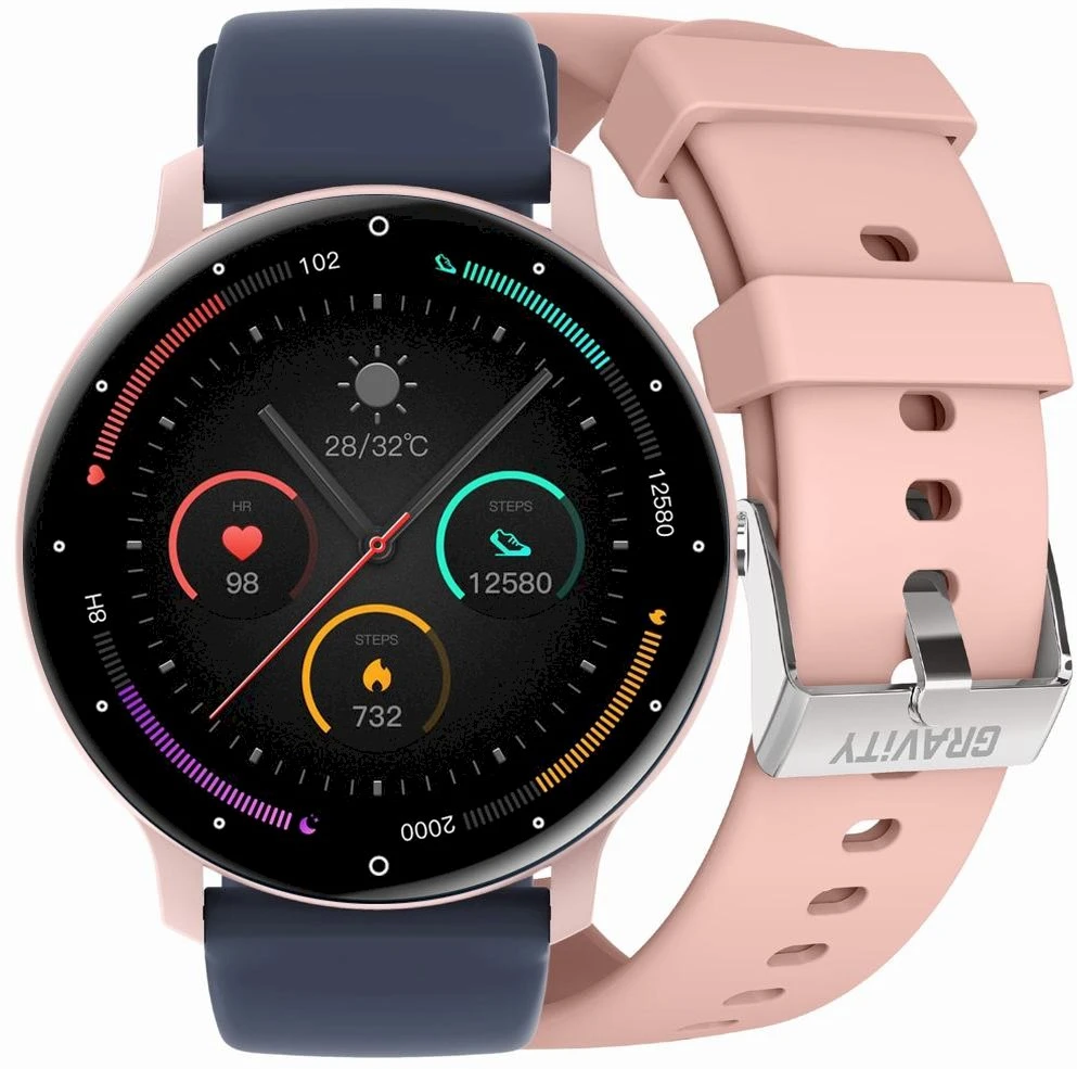 Išmanusis laikrodis UNISEX GRAVITY GT1-7 PRO - BLUETOOTH CONNECTIONS, ADDITIONAL PASSAGE (sg027g)