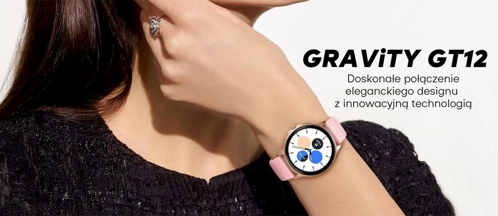 Išmanusis laikrodis UNISEX GRAVITY GT12-2 - BLUETOOTH CONNECTIONS, ADDITIONAL PASSAGE (sg035b)
