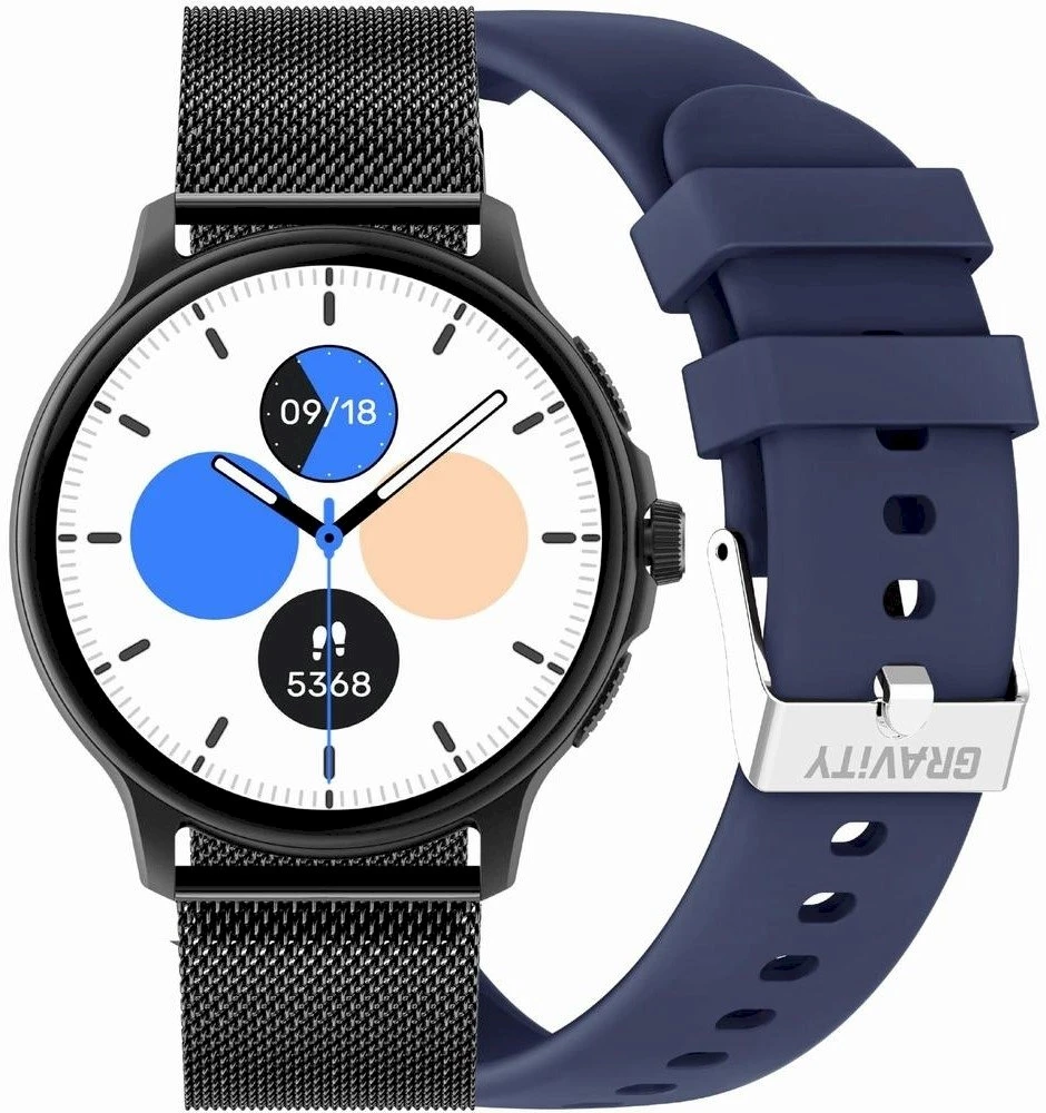 Išmanusis laikrodis UNISEX GRAVITY GT12-2 - BLUETOOTH CONNECTIONS, ADDITIONAL PASSAGE (sg035b)