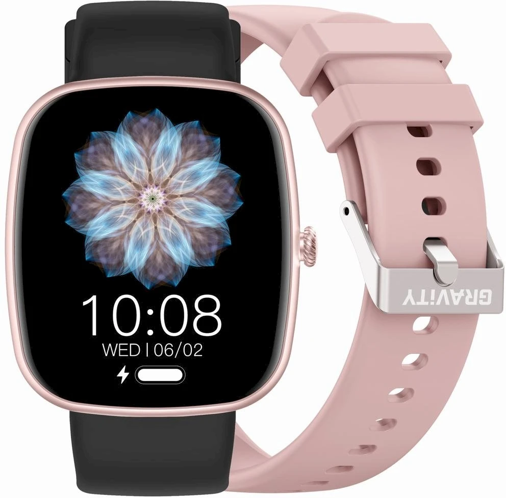 Išmanusis laikrodis UNISEX GRAVITY GT18-1 - BLUETOOTH RYŠIAI, PAPILDOMAS PRAĖJIMAS (sg036a)