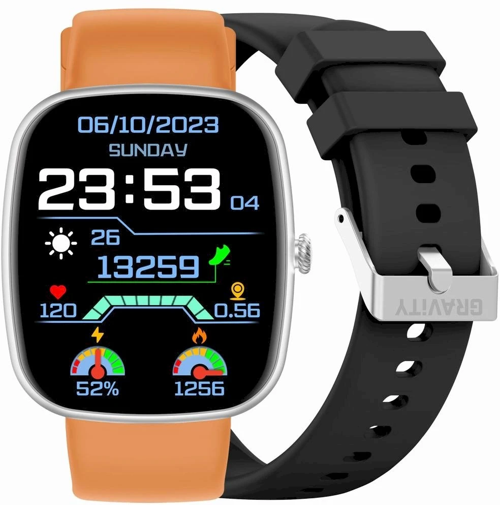 Išmanusis laikrodis UNISEX GRAVITY GT18-4 - BLUETOOTH CONNECTIONS, ADDITIONAL PASSAGE (sg036d)