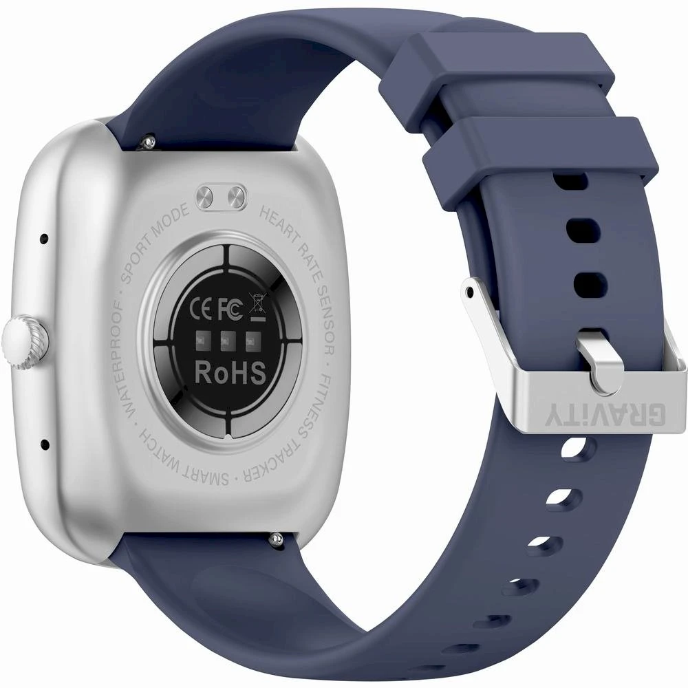 Išmanusis laikrodis UNISEX GRAVITY GT18-6 - BLUETOOTH RYŠIAI, PAPILDOMAS PRAĖJIMAS (sg036f)