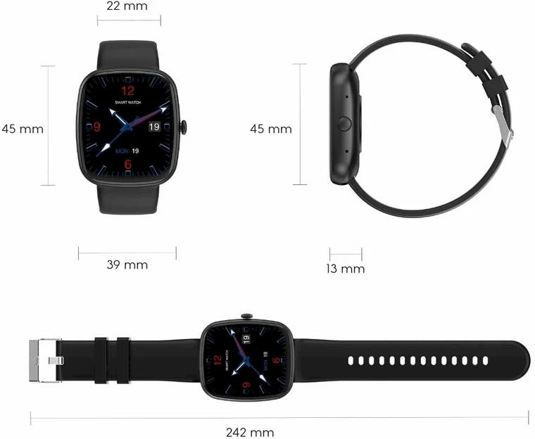 Išmanusis laikrodis UNISEX GRAVITY GT18-8 - BLUETOOTH CONNECTIONS, ADDITIONAL PASSAGE (sg036h)