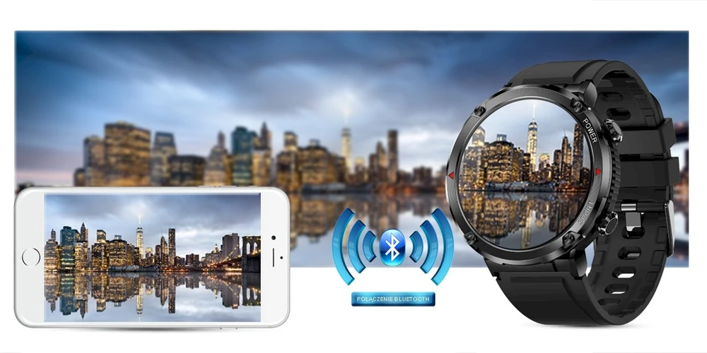 Išmanusis laikrodis MĘSKI GRAVITY GT21-2 - BLUETOOTH CALL, DODATKOWY PASEK (sg025b)