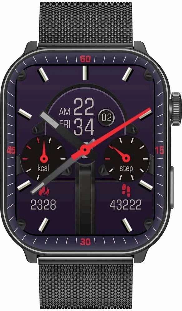 Išmanusis laikrodis UNISEX GRAVITY GT28-2 - ROZMOWY BLUETOOTH, DODATKOWY PASEK (sg037b)