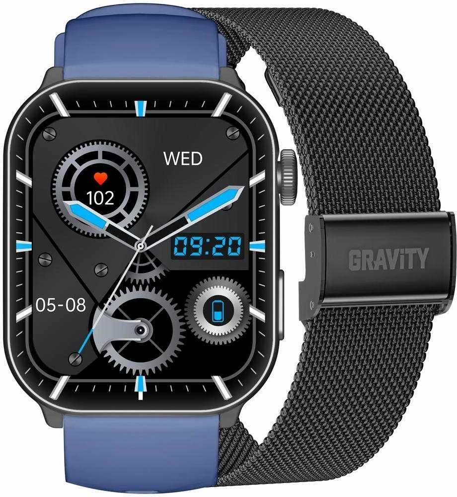 Išmanusis laikrodis UNISEX GRAVITY GT28-3 - ROZMOWY BLUETOOTH, DODATKOWY PASEK (sg037c)