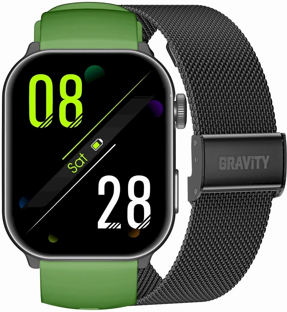Išmanusis laikrodis UNISEX GRAVITY GT28-4 - ROZMOWY BLUETOOTH, DODATKOWY PASEK (sg037d)