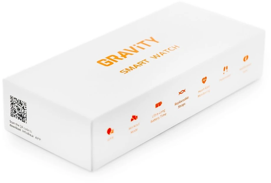 Išmanusis laikrodis UNISEX GRAVITY GT28-4 - ROZMOWY BLUETOOTH, DODATKOWY PASEK (sg037d)