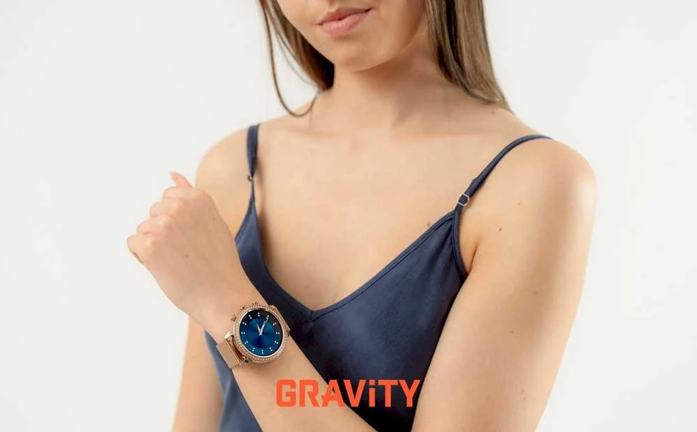 Išmanusis laikrodis DAMSKI GRAVITY GT5-6 - DODATKOWY PASEK (sg043f)