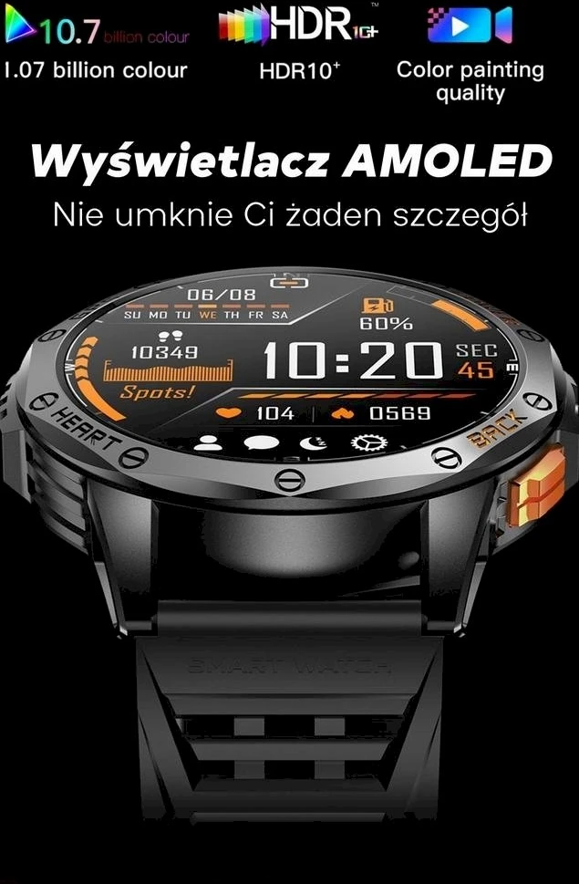 GRAVITY GT24-1 MEN'S Išmanusis laikrodis - TIMER, ADDITIONAL PASSAGE (sg033a)