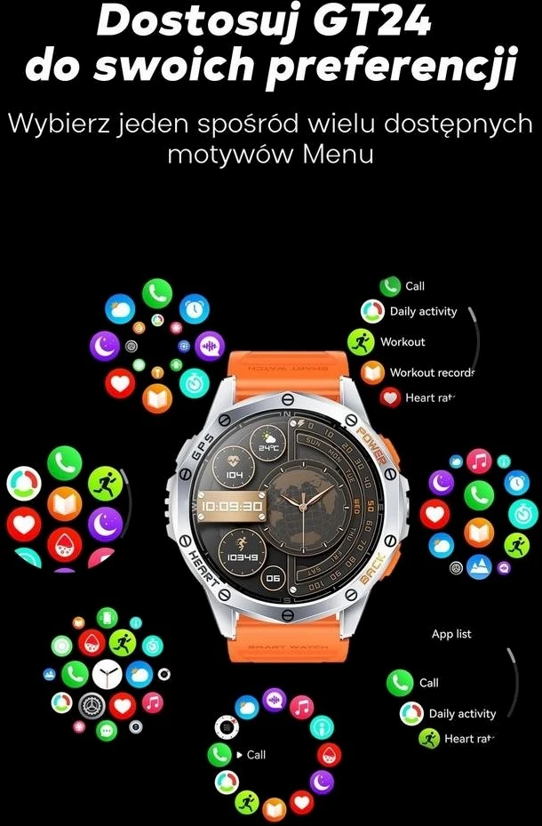 GRAVITY GT24-1 MEN'S Išmanusis laikrodis - TIMER, ADDITIONAL PASSAGE (sg033a)