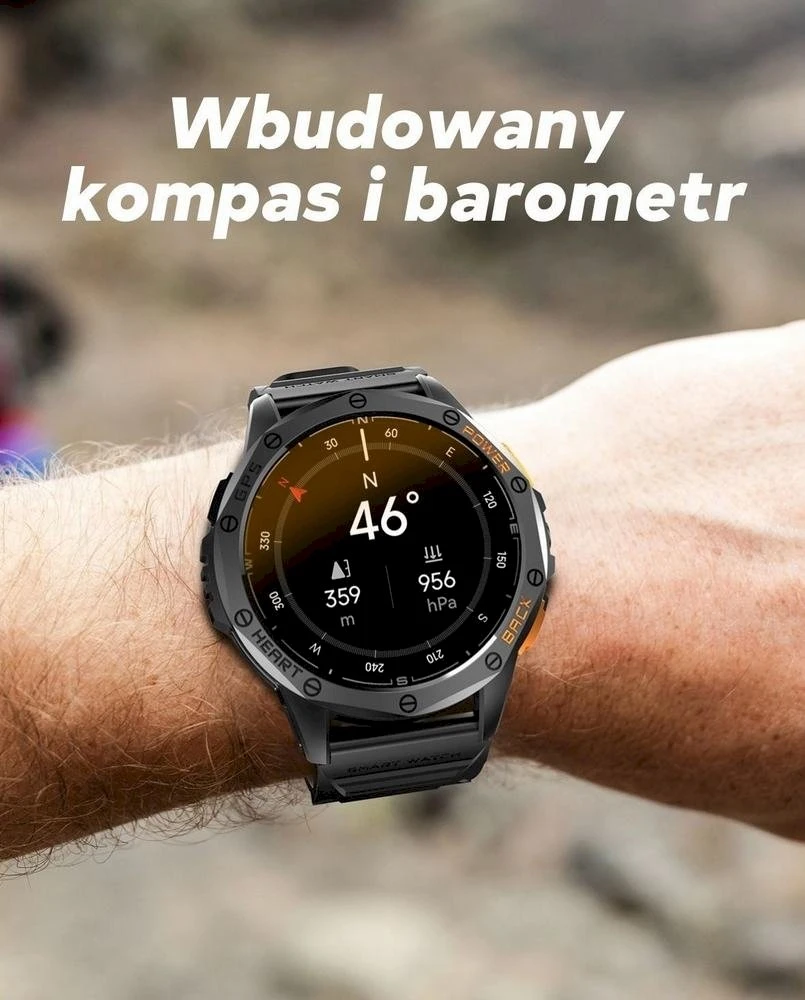 GRAVITY GT24-1 MEN'S Išmanusis laikrodis - TIMER, ADDITIONAL PASSAGE (sg033a)