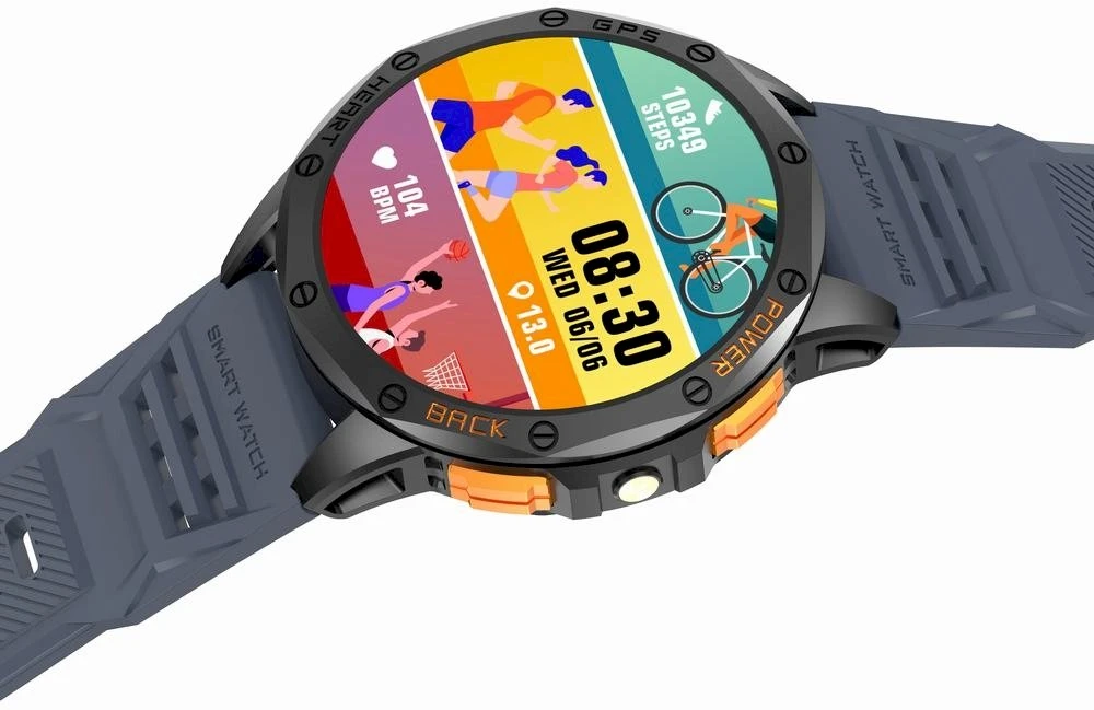 GRAVITY GT24-1 MEN'S Išmanusis laikrodis - TIMER, ADDITIONAL PASSAGE (sg033a)